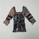 Save The Queen Mesh Top with Button Detailing