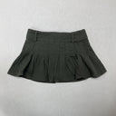 Formula Belted Pleated Mini Skirt with Belt