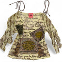 Derhy Long Sleeve Top with Sequins