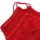 Pedro Del Hierro Beaded Halter Top