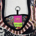 Save The Queen Mesh Top with Button Detailing